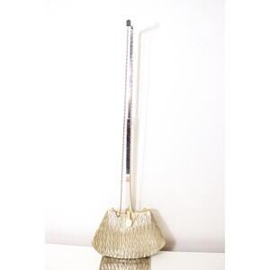 Vintage La Regale Handmade in China Gold Evening Bag Flaw (79)